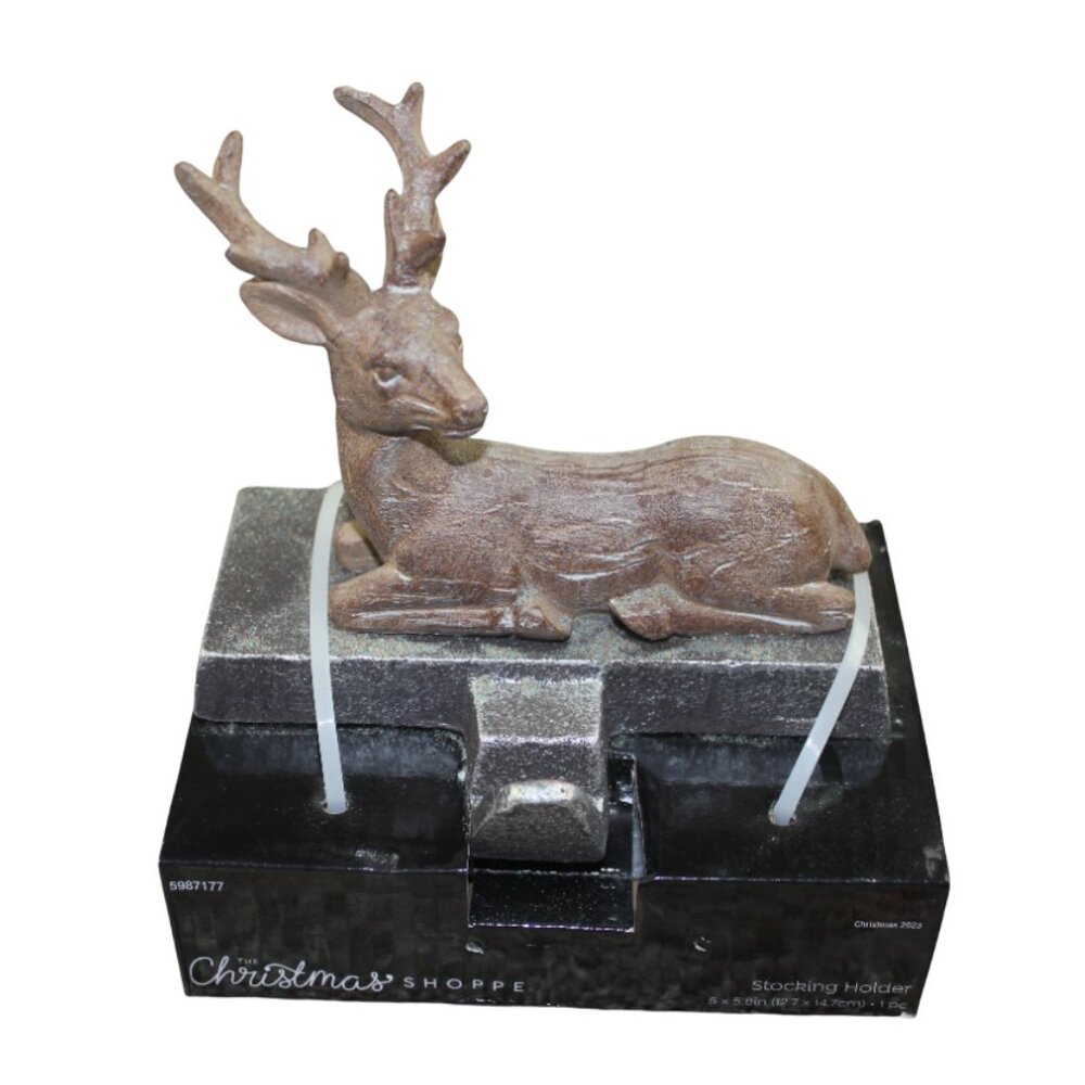 Reindeer Elk Deer Stocking Holder The Christmas Shoppe Hanger Hobby Lobby NEW